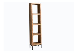 meuble etagere avec 4 compartiments en bois massif