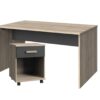 ensemble bureau et caisson aspect chene san remo et graphite