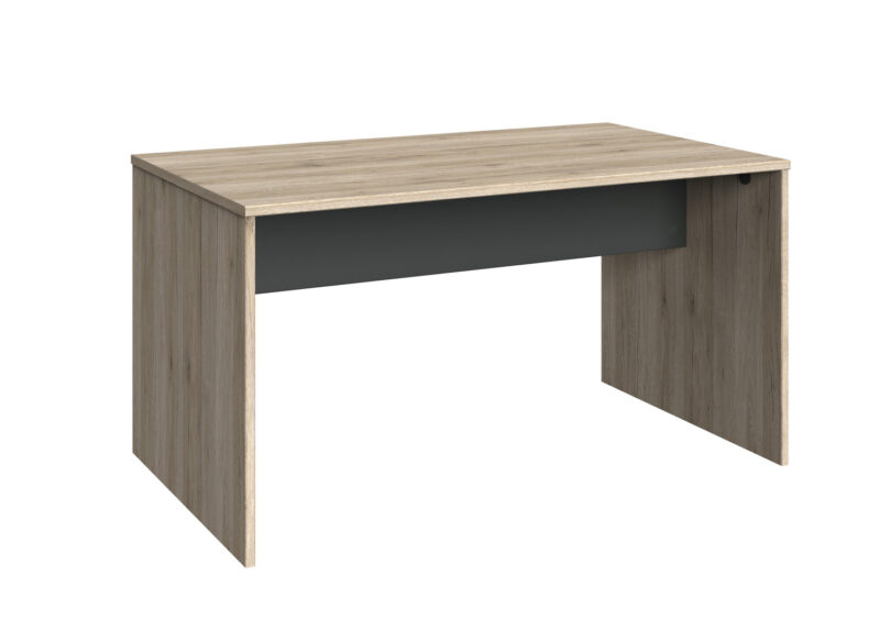 bureau pour ado aspect bois 140 cm