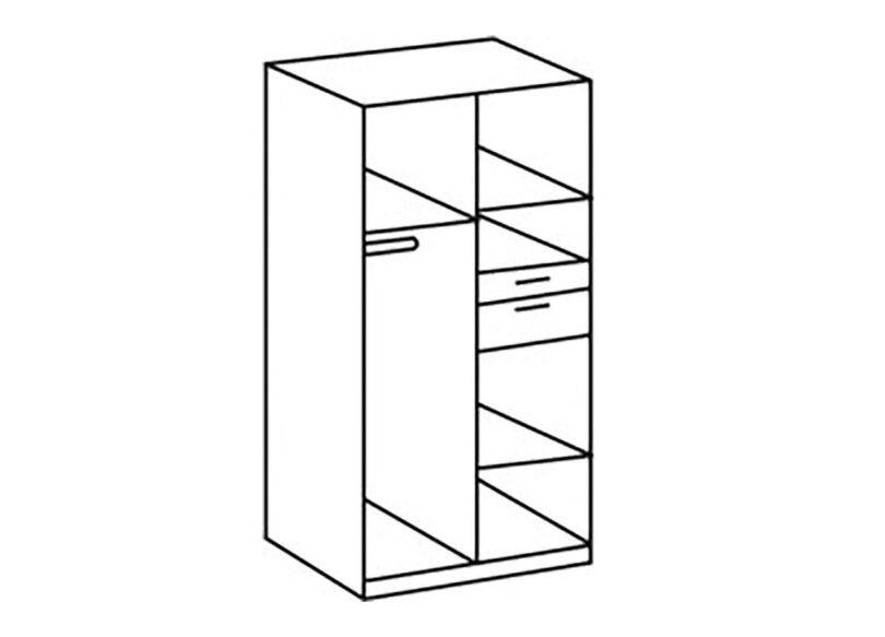 detail interieur de l armoire