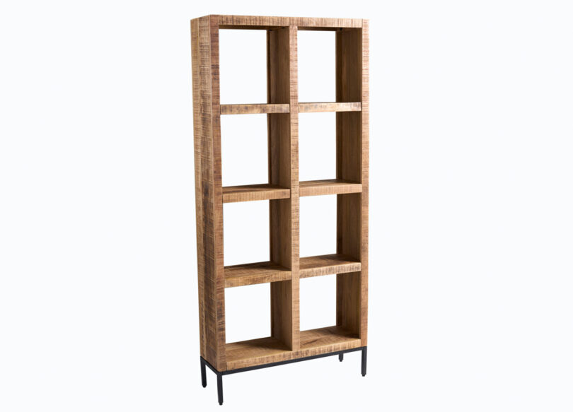 bibliotheque en bois massif 180cm