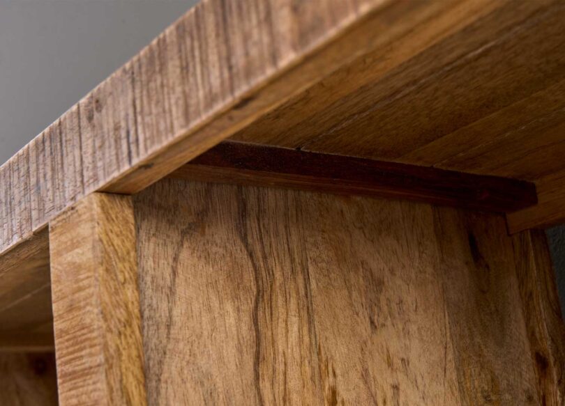 zoom sur le bois de manguier