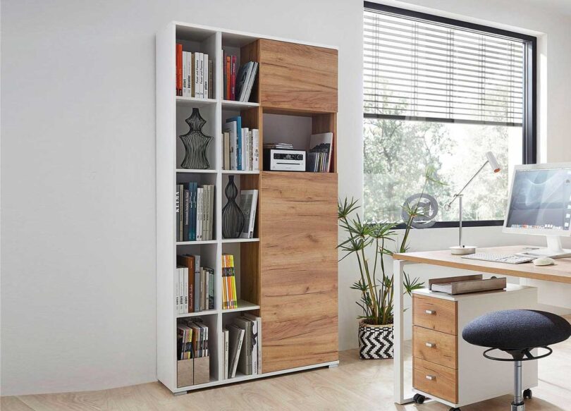 meuble de bureau avec 15 compartiments