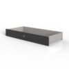 lot de 2 tiroirs de lit en gris graphite