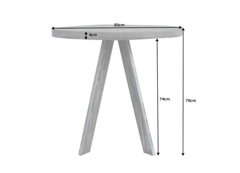 Dimensions de la petite table ronde