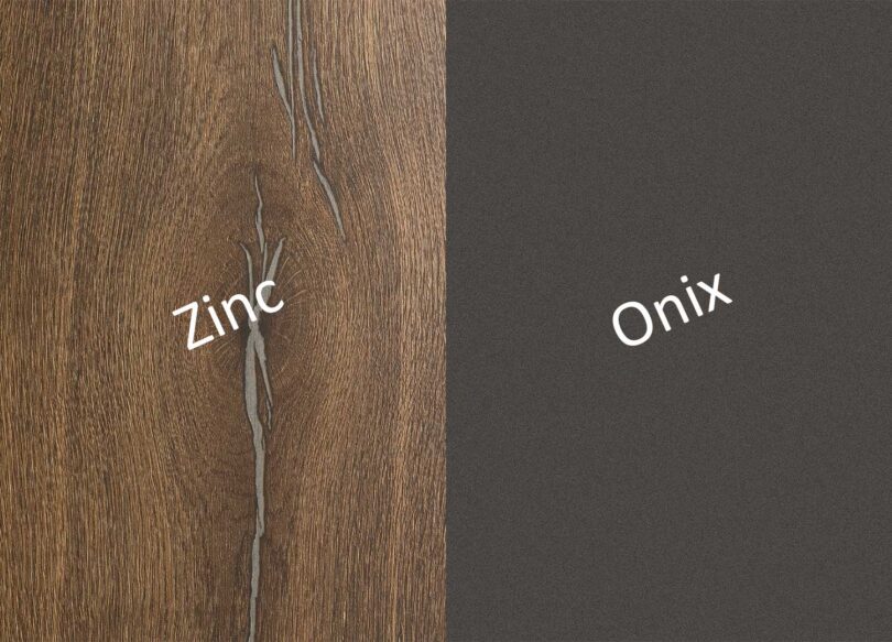 Finitions des meubles de salon salle à manger bois et onix noir
