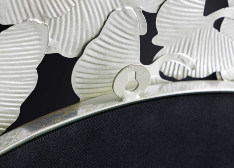 Attache murale du miroir rond design