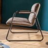 chaise de detente forme lounge style retro vintage