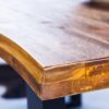 Bord de table repas en bois
