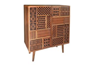 Commode orientale en bois de manguier massif