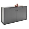 Meuble buffet gris anthracite industriel