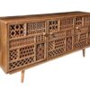 Meuble buffet oriental en bois massif de manguier