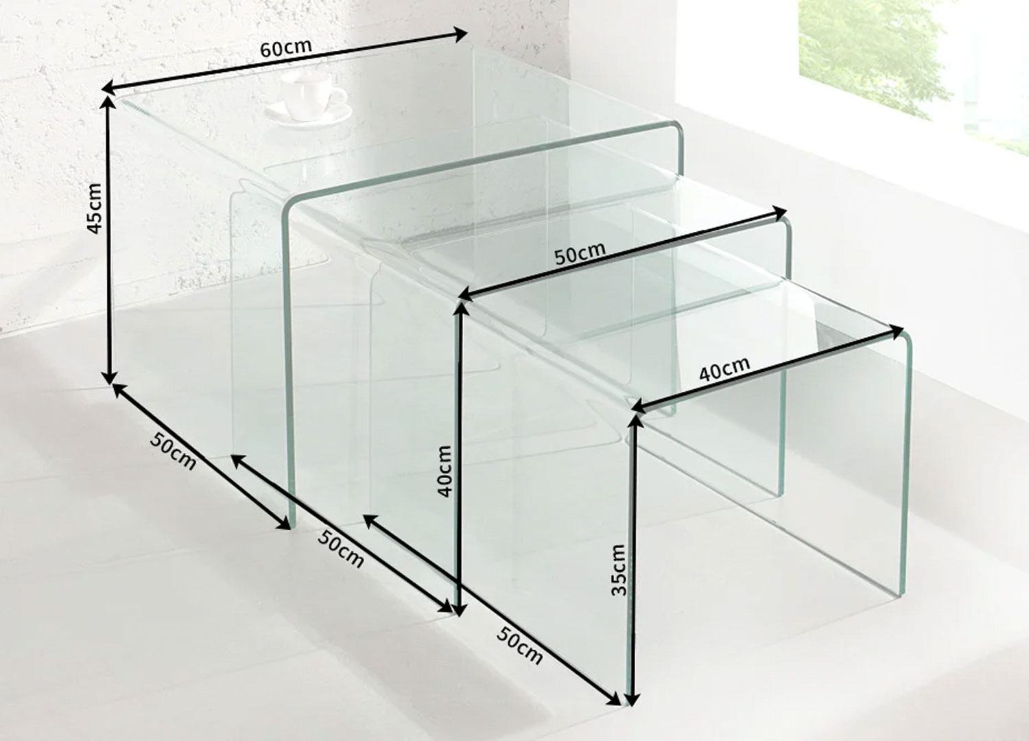 Dimensions des tables basses carrées