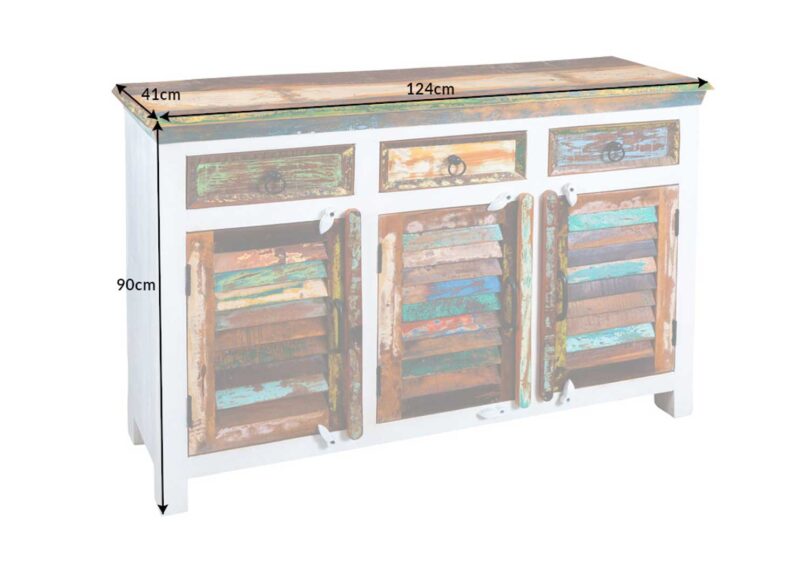 Dimensions du meuble buffet en bois