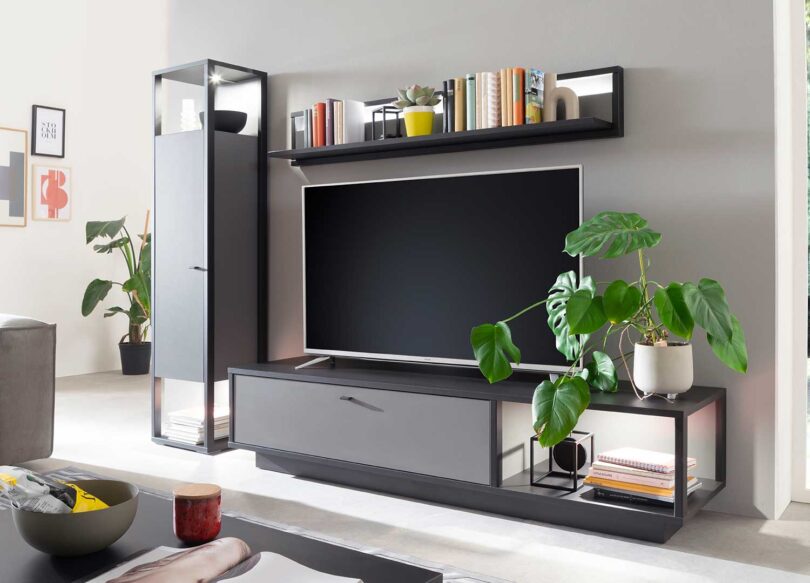 Ensemble de meubles de salon gris