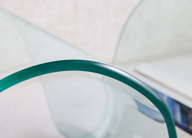 Verre trempé épais de la table d'appoint