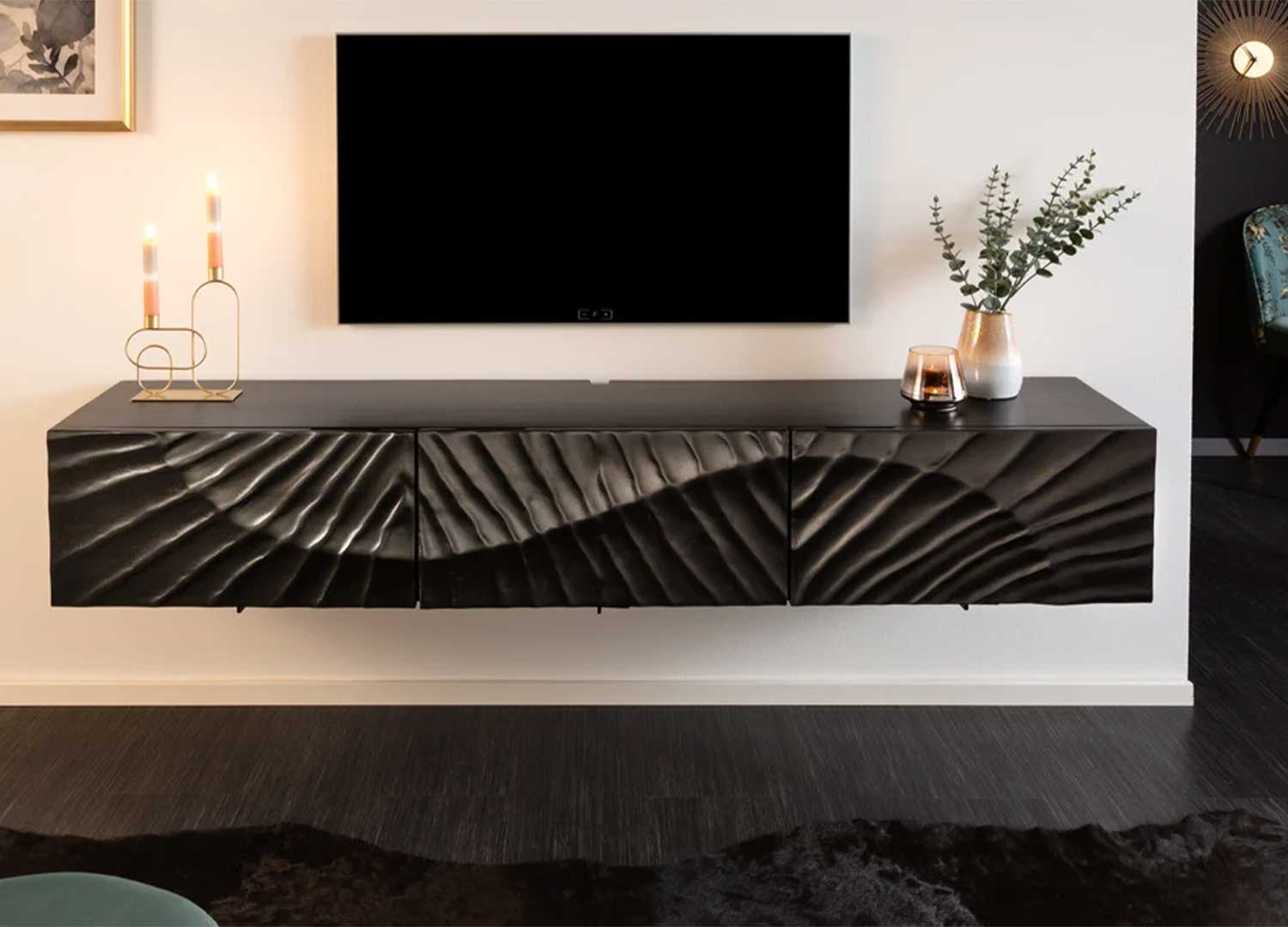 Meuble tv décor scorpion design