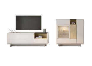 Meuble tv avec vitrine modernes