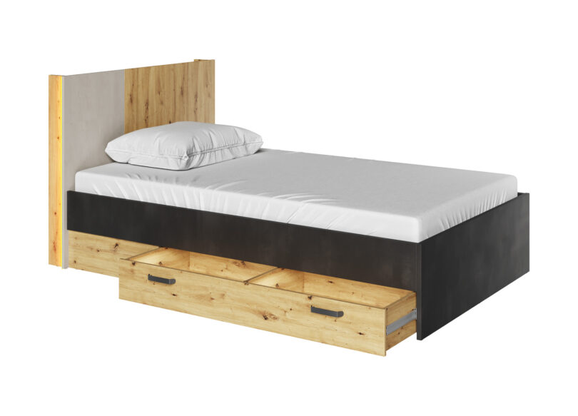 lit moderne pour enfant ou ado avec rangement
