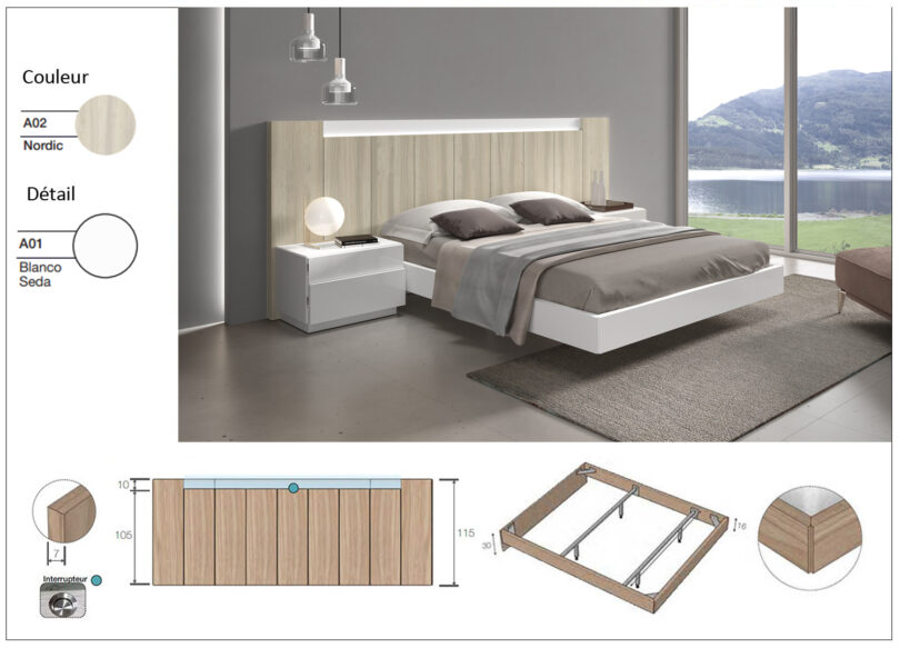 details fiche lit pour adulte