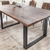 table de repas rectangulaire pas cher en bois massif