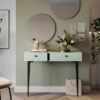 console murale moderne 105 cm avec miroir
