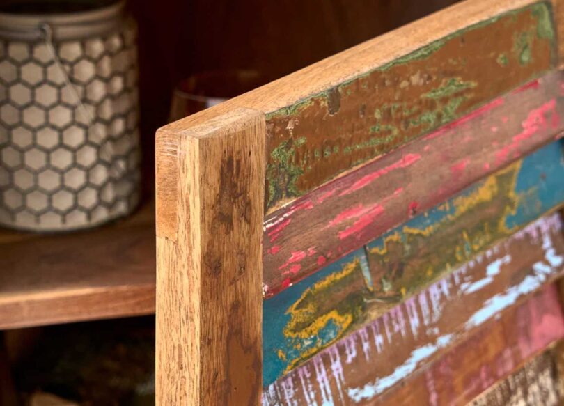 meuble tv avec portes en bois recycle