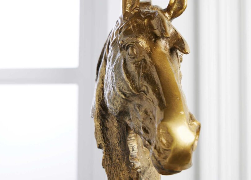 Tête de cheval décorative