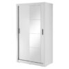 armoire chambre penderie avec etageres - Blanc