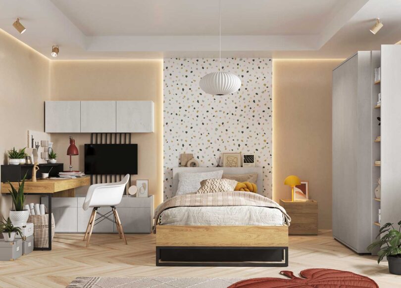 chambre ado industriel