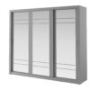 armoire dressing portes coulissantes - Gris