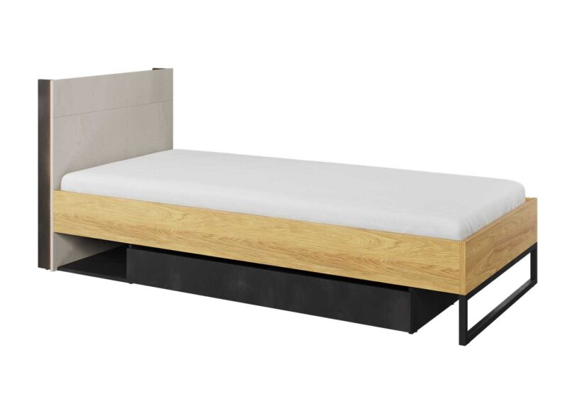 lit avec tiroir de lit 90x200 cm