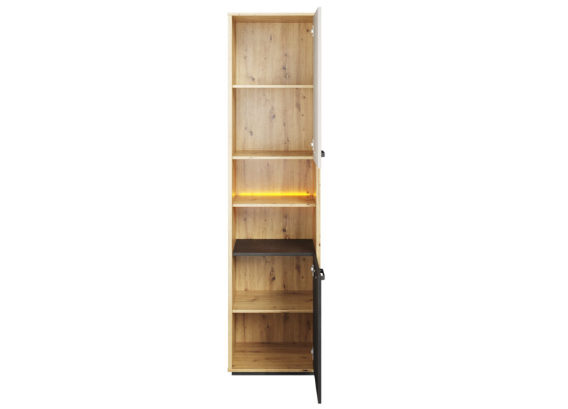meuble colonne haute 195 cm style industriel