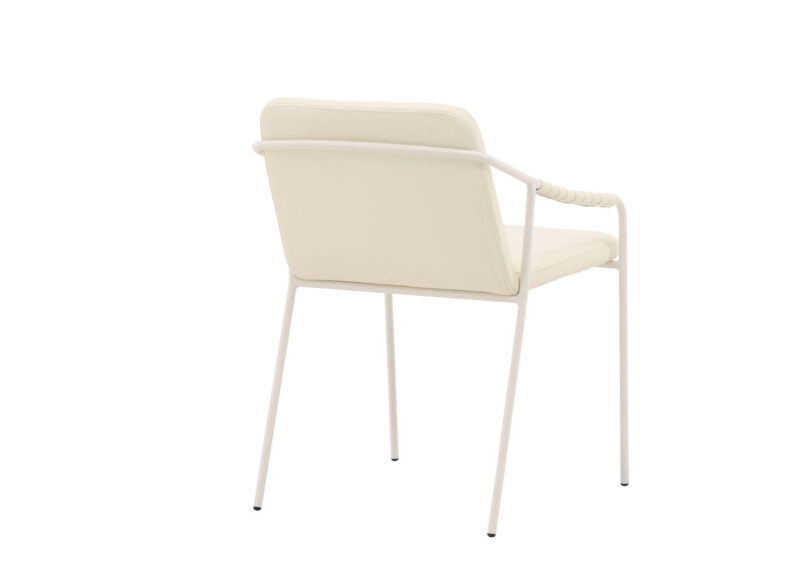 Dos de la chaise de séjour beige