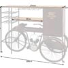 Dimensions du meuble de bar vélo vintage rétro