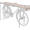 Dimensions du vélo de bar en bois de manguier massif