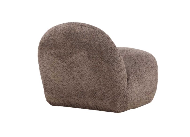 Fauteuil relax brun en tissu