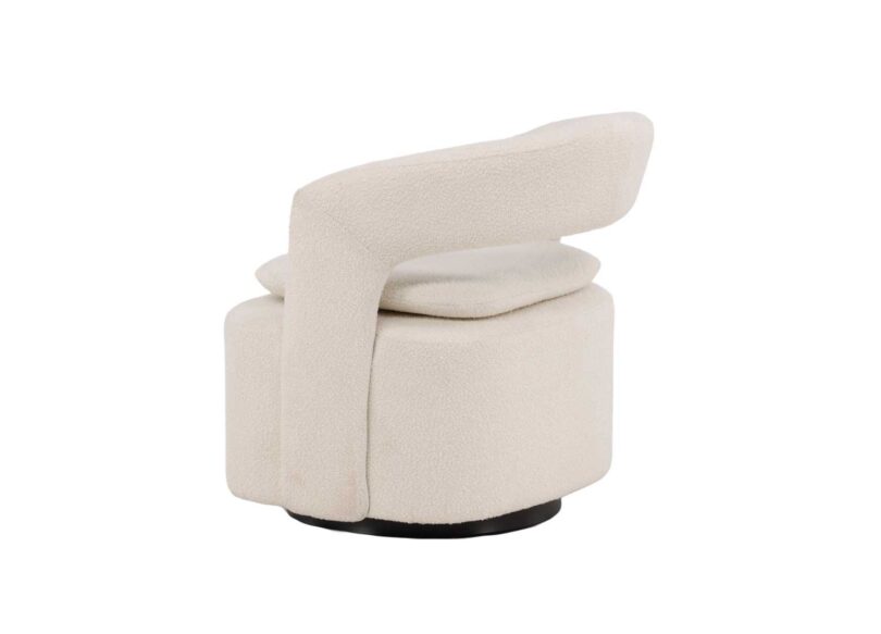 Fauteuil de salon rotatif avec dossier design