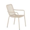 Chaise de jardin aluminium beige - Beige