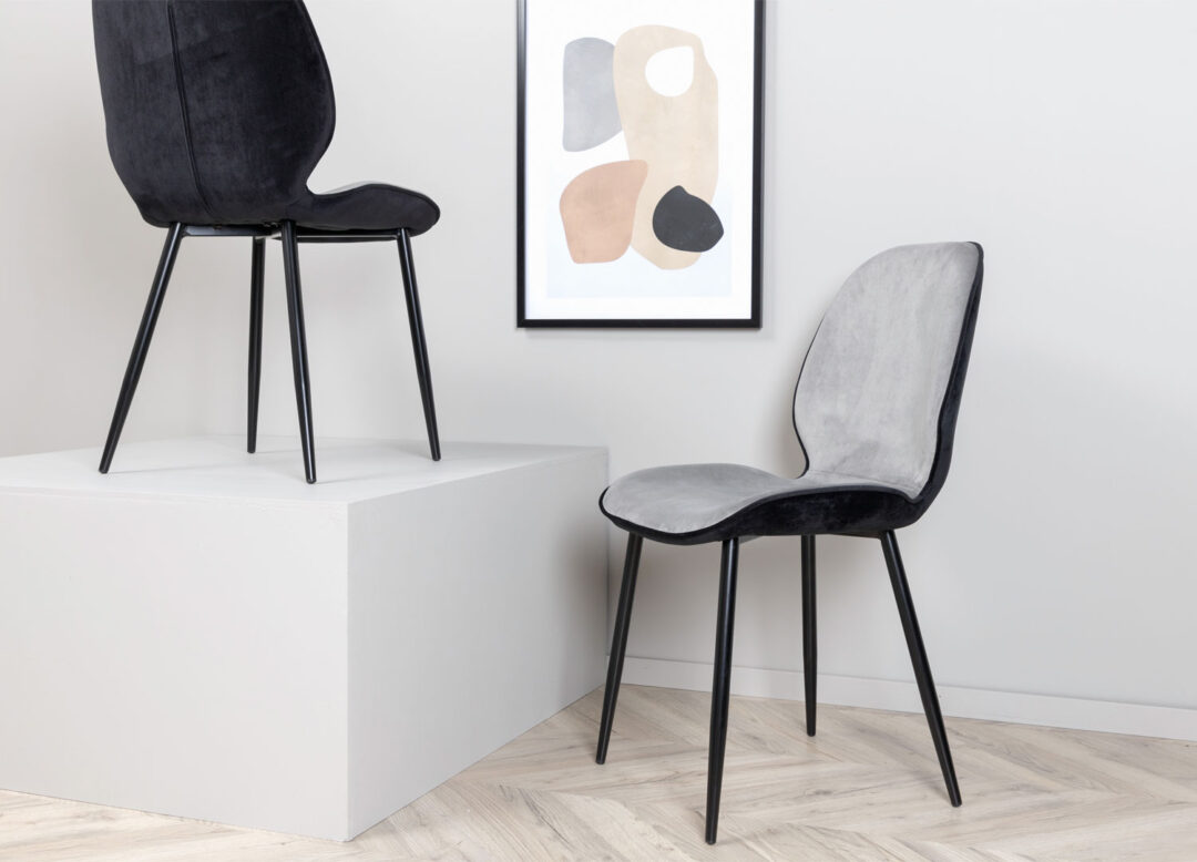 Lot de 2 chaises de salle à manger design