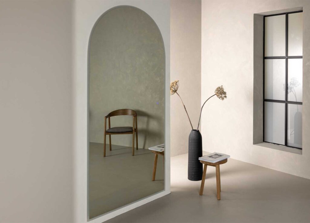 Grand miroir mural de 2m avec leds intégrées