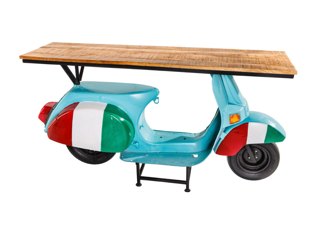 Scooter de bar coloré en métal