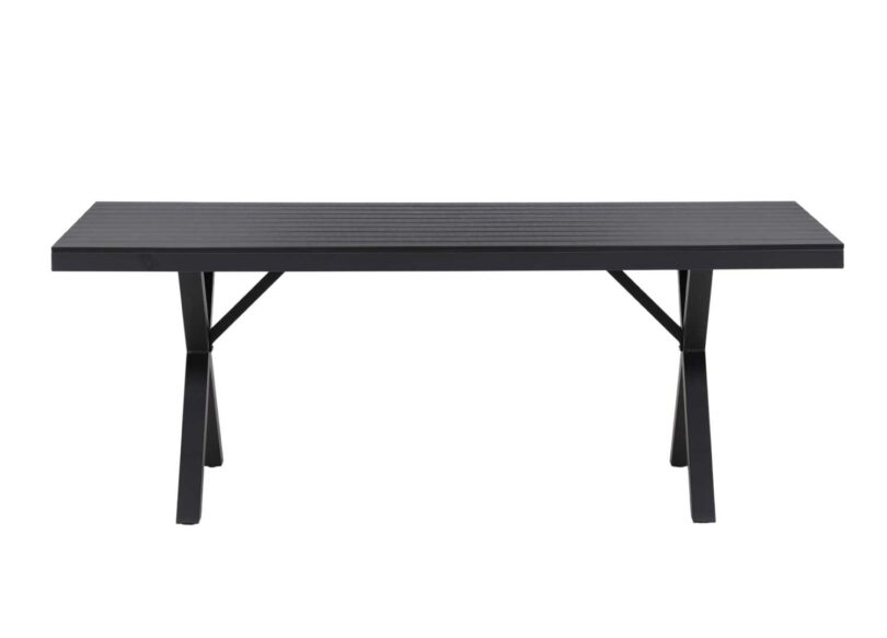 Table jardin de 200cm noir