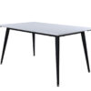 Table de repas blanche extensible