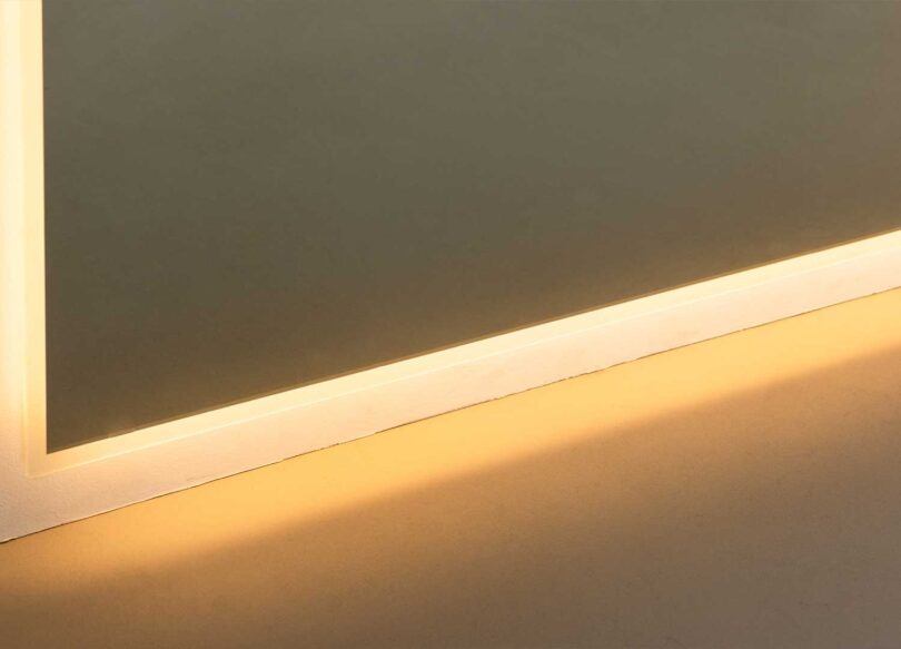 Lumière led du miroir mural