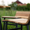chaise d exterieur de bar en bois
