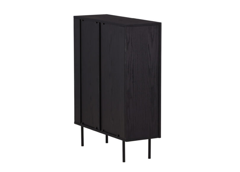 arriere du buffet en placage noir