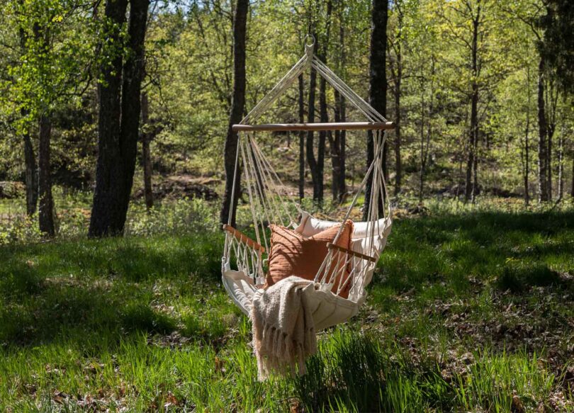 fauteuil suspendu de jardin boheme