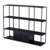 meuble bibliotheque design en metal 150 cm