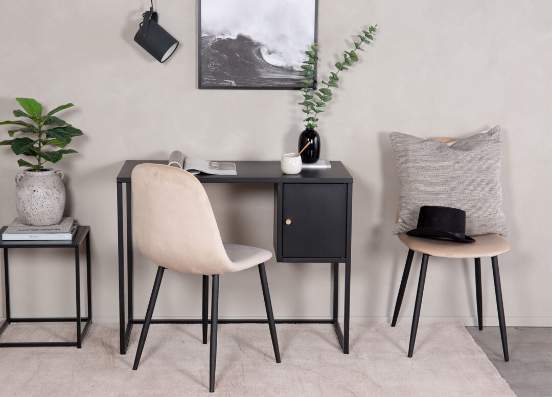 bureau en metal noir style industriel